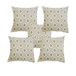 Pinkparot cotton12x12 inch cushion cover set of 5 pcs-image-62