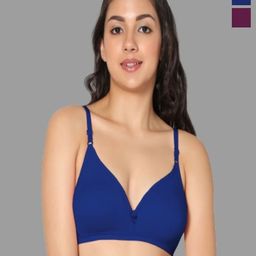 Eden Women Pack Of 2 Medium Coverage T-shirt Bra-29