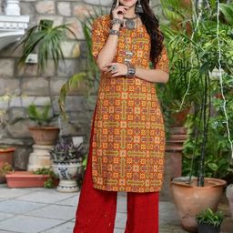 Ethnic basket Women Multi Kurtas-picture-1