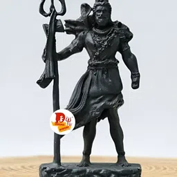 DARIDRA BHANJAN Black Shiva Religious Idol Showpiece-image-88