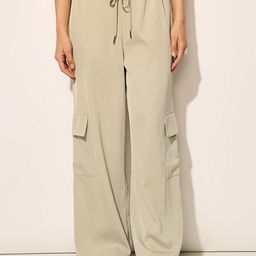 ONLY Women Straight Fit High-Rise Cargos Trousers-image-13