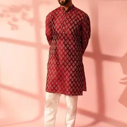 Anouk Men Regular Kurta with Pyjamas image 3