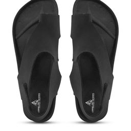 Appelon Men Black Sandals-image-42