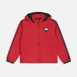 Allen Solly Junior Boys Hooded Puffer Jacket-picture-48
