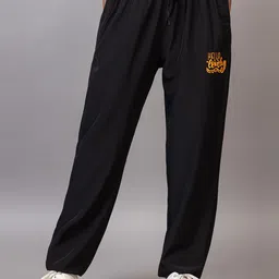 PROBASIC Women Typography Printed Cotton Track Pants-image-48