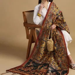 Kaizen TEXO FAB Ethnic Motifs Printed Dupatta image 5