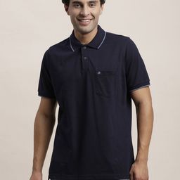 Turtle Men Polo Collar Pockets Slim Fit T-shirt-picture-6