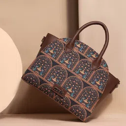 ZOUK Women Ethnic Motifs Printed Swagger Handheld Bag-41