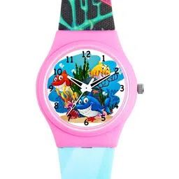 JI & JA Girls Brass Dial & Straps Analogue Watch JJ244-25