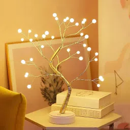 Bonsai Tree Light Lamp for Home Decoration Items |Battery Powered | USB Adapter Table Lamp-19