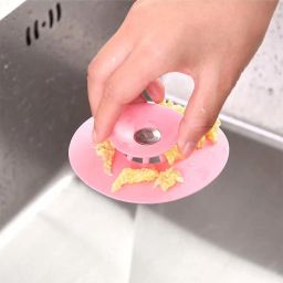 Silicone Drain Stopper/Strainer For Bathroom Shower Drain, Washbasin, Kitchen Sink, Bath Tubs | Silicone Drain Sealer, Filter, Hair Catcher For Bathroom & Kitchen Hair Wash Basin-image-30