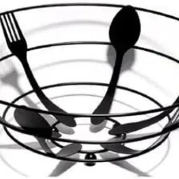 Metal Wire Fruit Basket – Modern Countertop Storage Bowl Tray-46