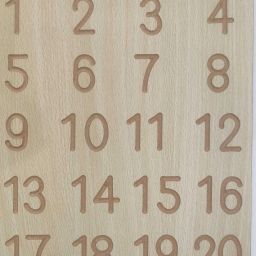 Education Learning Wooden Maths Tracing Board (2 side) with Dummy Pencil-image-1