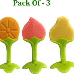 Fruit Shape Silicone Teethers Soft Stick Chews Nibbler for Baby Dental Care Teether-picture-11