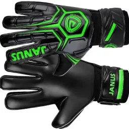 Adult Goalkeeper Football Gloves, with Finger Guard - Black and Green - Size 9 Goalkeeping Gloves-image-95