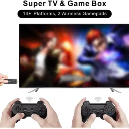 DRUMSTONE 256GB 4K Game Console 10,000+ Games & X3 Wireless Controller for Android with puzzles, sports image 2