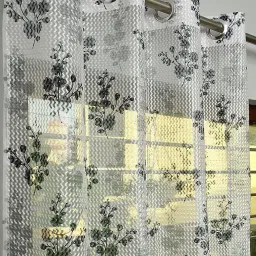152 cm (5 ft) Tissue Transparent Window Curtain (Pack Of 2)-image-17
