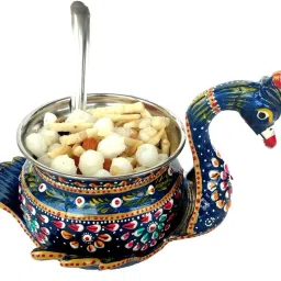 rastogi handicrafts b-9 Container, Spoon Serving Set image 2