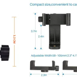 Blue Birds New 360 Degree Rotatable Smartphone Holder Vertical Bracket with Ball Head Tripod, Tripod Ball Head, Tripod Bracket, Tripod Clamp, Monopod-34