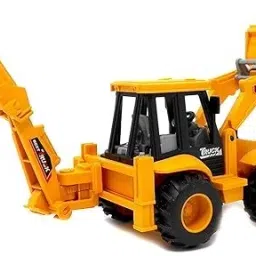 xortic PULL BACK JCB TOY FOR KIDS WITH UNBREAKABLE TOY 2 IN 1 image 5