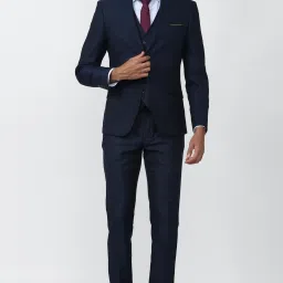 Men Single Breasted - 2 button Checkered Suit-picture-3
