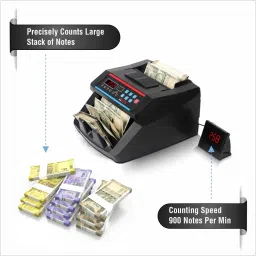 VMS Essentials CCM04 with UV & Magnetic Counterfeit Detection – Fast Note Counting Machine image 5