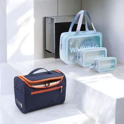 parisal Women Blue Cosmetic Bag-picture-16