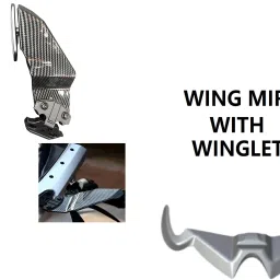 2pc wing mirror aero H2, 1 pulsar RS 200 WINGLET Combo-image-45