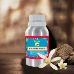 Veena Black Oudh Diamond Attar, Diffuser, Candle Making Unisex, Popular Scent Room, Garden, bedding room, Office, Bar Diffuser-30