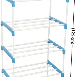 fabura 6 Layer Simple Bookshelf/Multipurpose Rack/Children Bookcases Plastic Open Book Shelf image 4
