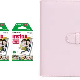 FUJIFILM Instax Mini 10X2 Instant Film With 108 Blossom Pink Album For Mini Film Roll-66