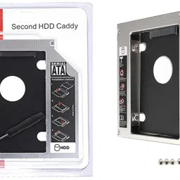 GIPTIP HDD 9.5MM CADDY SATA 2nd CD/DVD-ROM to Expanded Data Storage for All PC/Laptop 2.5 inch 9.5 MM Universal HDD Caddy Internal Hard Drive Enclosure-28