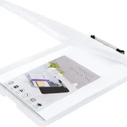 jaravik Clipboard with Storage A4 Size Plastic Storage board with Built in Pen Holder image 3