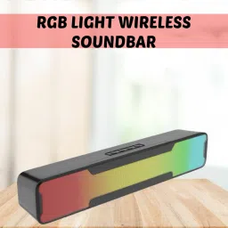 FRONY Megabar (PORTABLE HOME TV SOUNDBAR) High Quality Sound With RGB Light WB29 25 W Bluetooth Soundbar-image-60