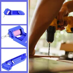 ranpra Portable Diamond Drill Bit Sharpener Powered Tool Parts Sharpening Tool Corundum Grinding Wheel for Iron-Based Drill Bits image 5