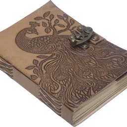Handmade Leather Dairy A5 Diary Unruled 200 Pages-picture-12