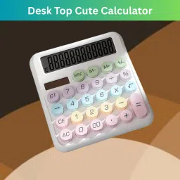 Desktop Calculator, 12-Digit Large LCD and Large Buttons for Office, Homes W329 Basic Calculator-4