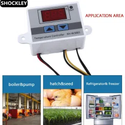 GoodsBazaar 2pc Combo W3001 Thermostat Incubator Digital Temperature Controller Switch Multipurpose Controller image 5
