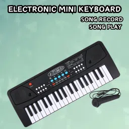 (Piano Keyboard) Toy with 37 Key, Recording and Mic, Adapter for DC Power F401 (Piano Keyboard) Toy with 37 Key, Recording and Mic, Adapter for DC Power F401 Analog Portable Keyboard-picture-14