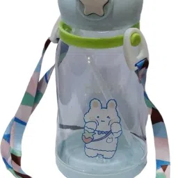 Cartoon Design 2 in 1 Sipper Water Bottle for school Kids Toddlers with Lock cap-28