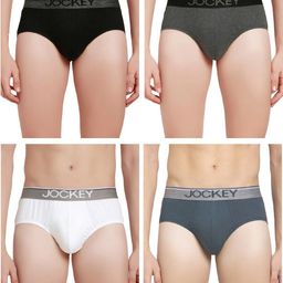 jockey Pack of 4 Solid Men Brief-picture-25