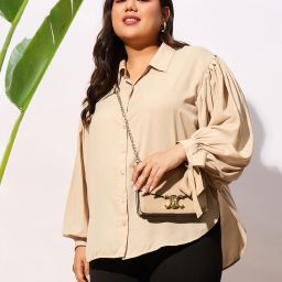 Women Regular Fit Solid Spread Collar Casual Shirt-image-24
