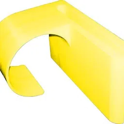3D Printed Universal Umbrella Holder for Car (Yellow PLA Plastic)-87
