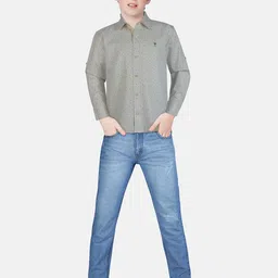 Palm Tree Boys Standard Opaque Printed Casual Shirt-image-63