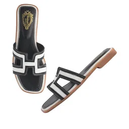 Stylestry Girls Open Toe Flats-54