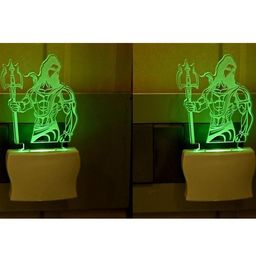 SOMIL Set of 2 Green Glass Cylinder Wall Lamps-image-95