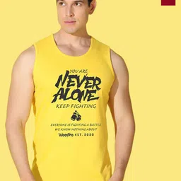 WOOSTRO Pack Of 2 Printed Gym Vests VWS26(98 MAROON)(ALONE YELLOW)-image-21