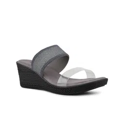 Inc 5 Ethnic Wedge Heel Round Toe Peep Toes-image-13
