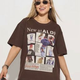 LULU & SKY Women Printed Extended Sleeves Pure Cotton Applique Boxy T-shirt-image-53