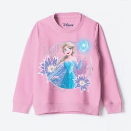 YK Disney Girls Printed Round Neck Sweatshirt-51
